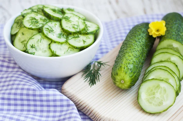 Salada de pepino — Fotografia de Stock