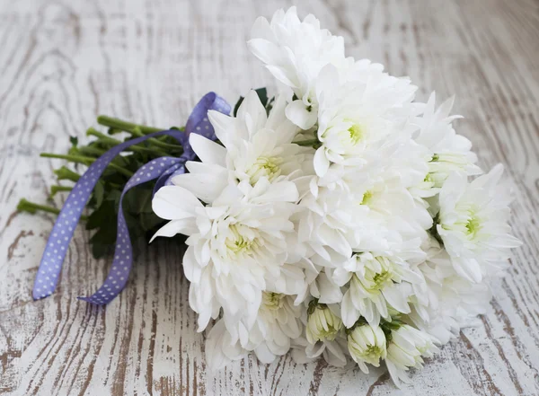 Bílé chrysanthemum — Stock fotografie