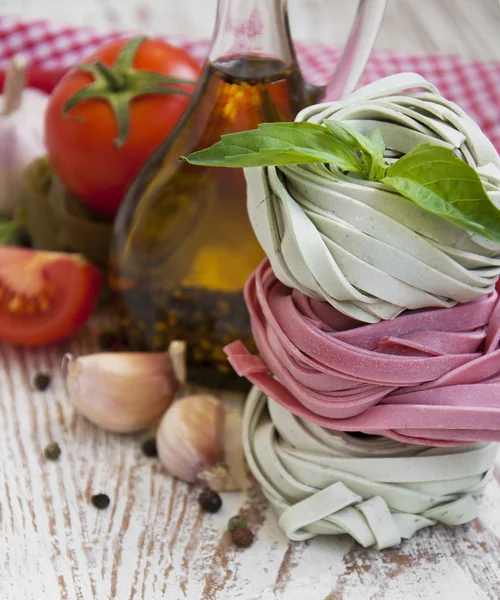 Zutaten für italienische Pasta — Stockfoto