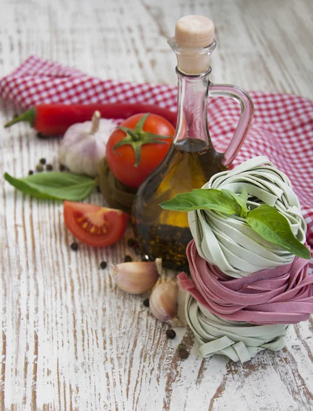Ingredience pro italské těstoviny — Stock fotografie
