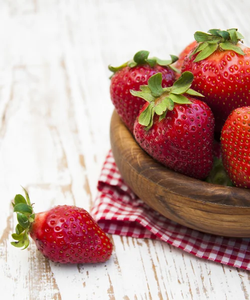 Verse aardbeien — Stockfoto