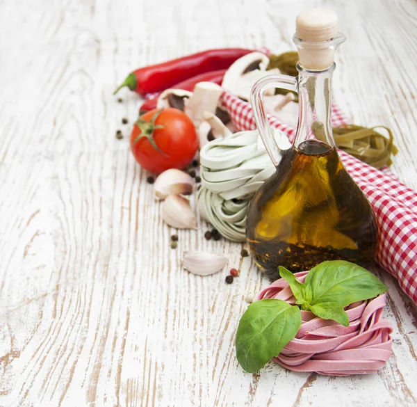 Ingredients for Italian pasta — Stock Photo, Image