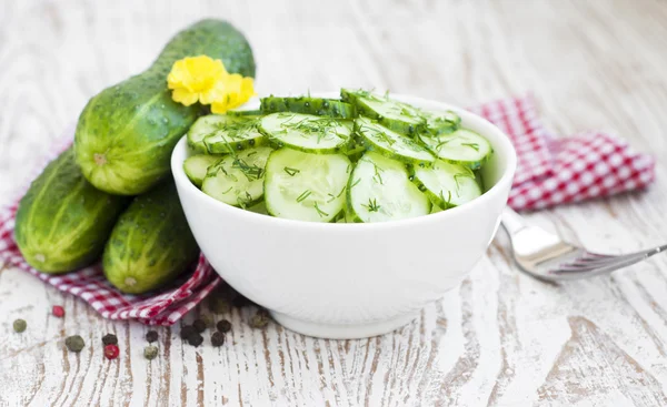 Gurkensalat — Stockfoto