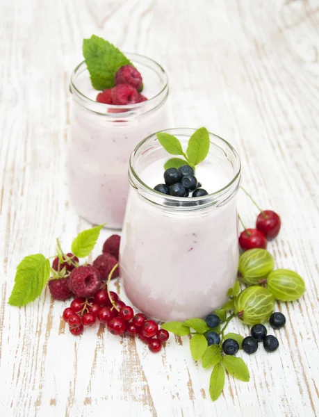 Yogur de frutas — Foto de Stock