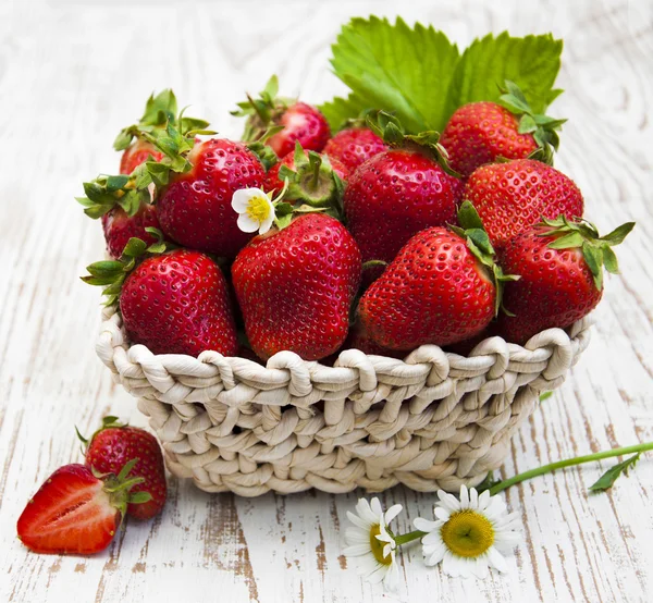 Fresas frescas — Foto de Stock