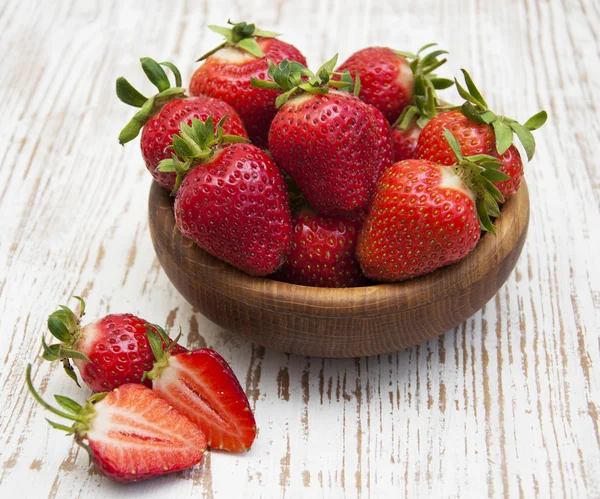 Fresas frescas dulces maduras — Foto de Stock