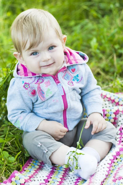 Pretty little baby portrait — Stock Photo, Image