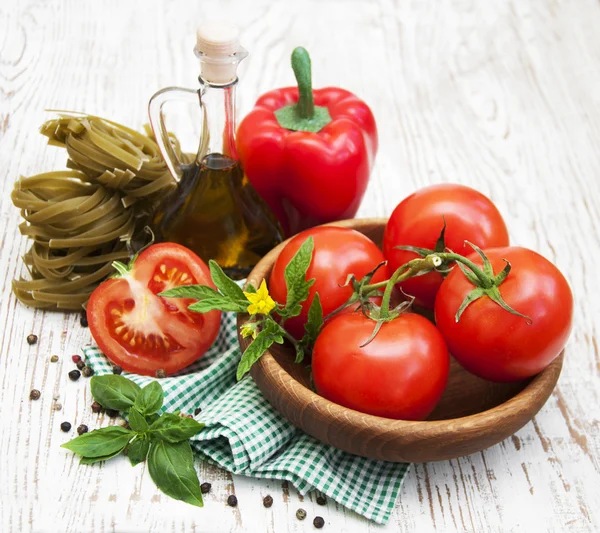 Ingredients for Italian pasta — Stock Photo, Image