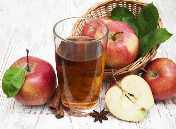 Jugo de manzana — Foto de Stock