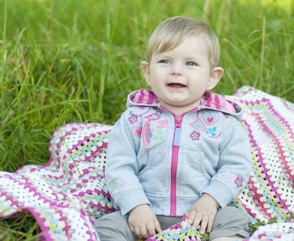 Pretty little baby portrait — Stock Photo, Image