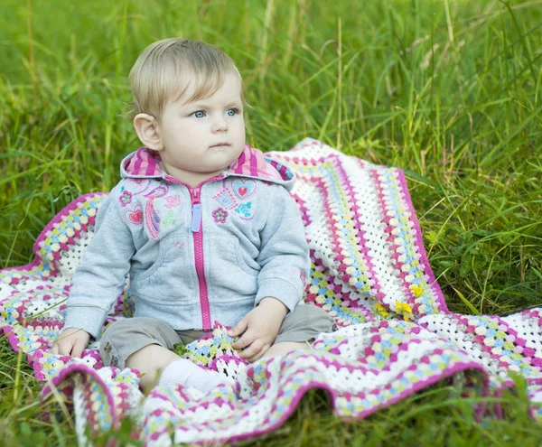 Pretty little baby portrait — Stock Photo, Image