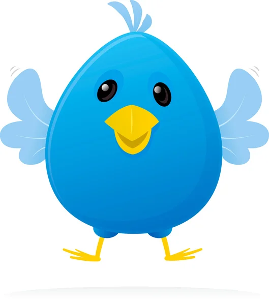 Illustrated image of a twitter — Stock Photo, Image