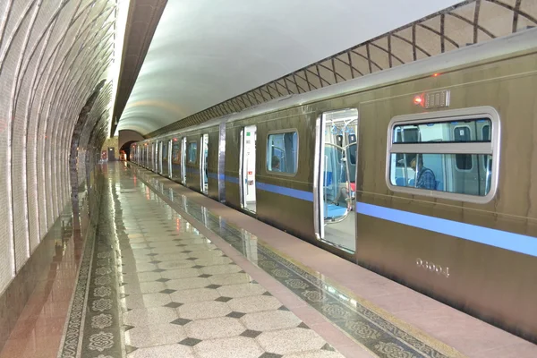 Metro van Almaty Stockfoto