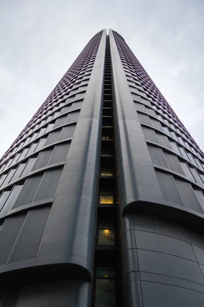 Cuatro torres zakelijke gebied (ctba) gebouw wolkenkrabber, in madri — Stockfoto