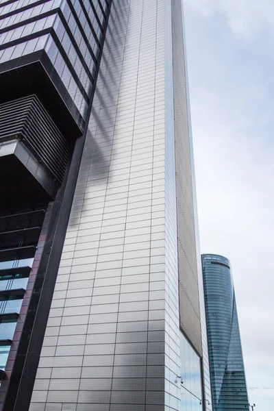 Cuatro torres business area (ctba) épület felhőkarcoló, Wenders — Stock Fotó