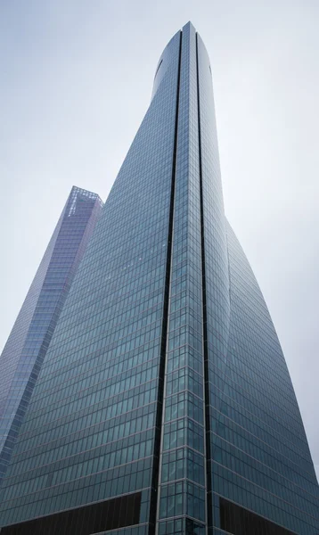 Cuatro torres-zakenwijk (ctba) met bouw van wolkenkrabbers, in madr — Stockfoto