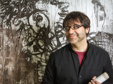 ressam sanatçı boya poz