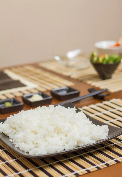 Nori zeewier blad klaar te maken sushi — Stockfoto