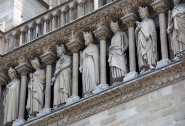 Paris'teki notre dame Katedrali Notre Dame mimari