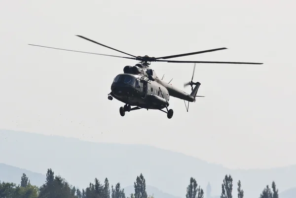 Helicóptero voador — Fotografia de Stock