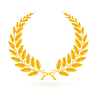 Altın Laurel Çelengi, vektör