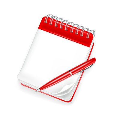 Kalemle birlikte sarmal defter