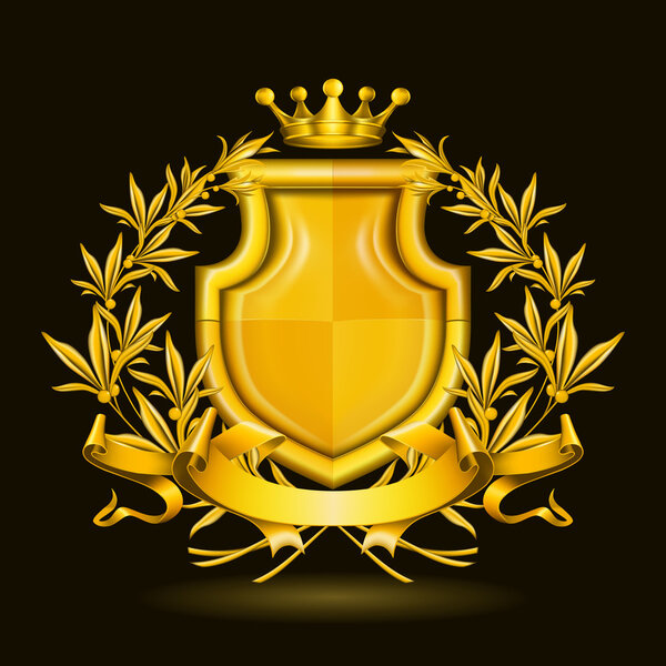 Coat of arms, vector