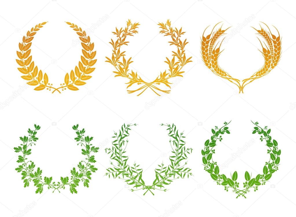 Wreaths, set