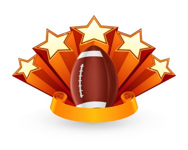Amerikan Futbol Amblemi, vektör