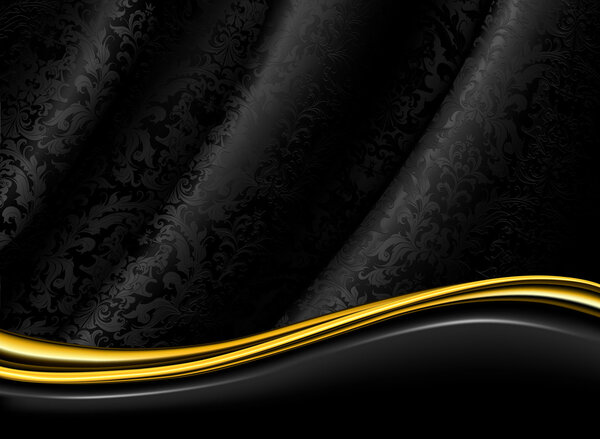 Black Luxury Background, вектор