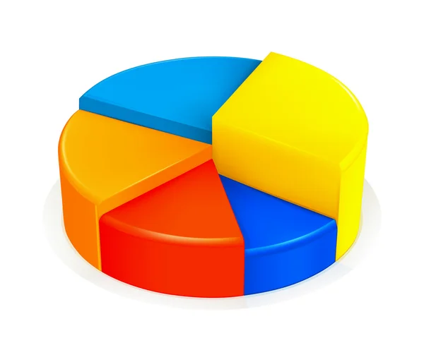 Diagrama circular, vector — Archivo Imágenes Vectoriales