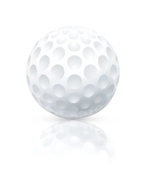 Golf ball, vector — Stock Vector