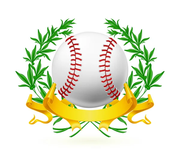 Baseball Emblem, vector — Stock Vector