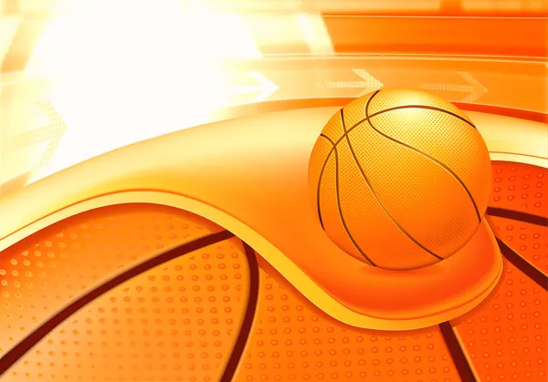 Fond sportif, Basketball — Image vectorielle