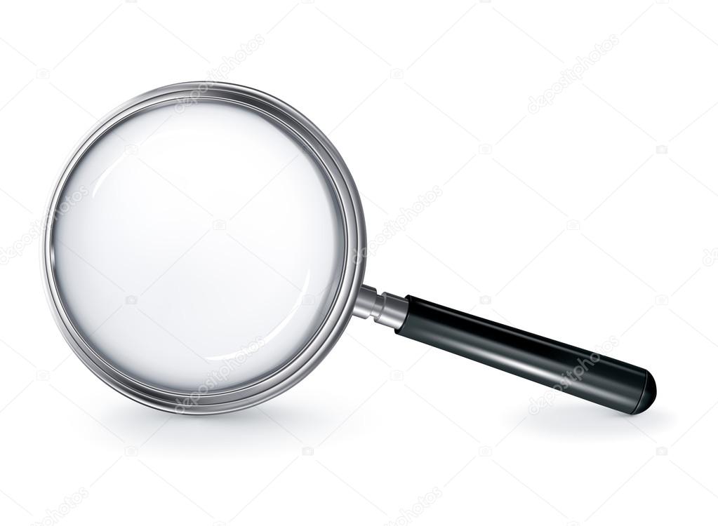 Magnifying glass, vector