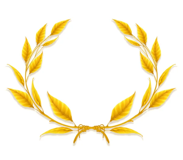 Corona de Laurel, Elemento de Diseño — Archivo Imágenes Vectoriales