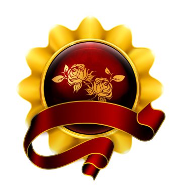 amblemi kırmızı eps10