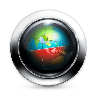 Abstract navigation device, 10eps clipart