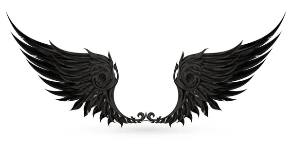 Wings black, eps10 — Stock Vector