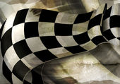 Hintergrund Horizontal Checkered, Vektor alten Stils