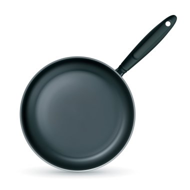 Frying pan, vector