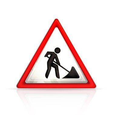 roadworks işareti