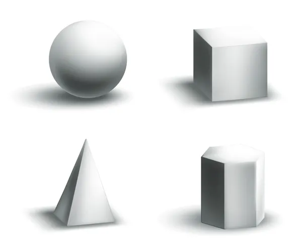 Geometrische Formen — Stockvektor