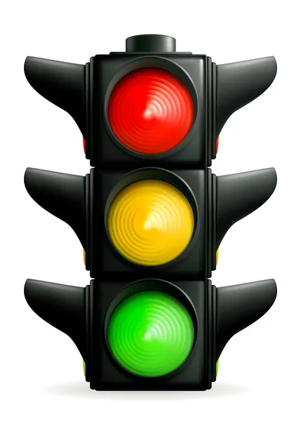 Traffic lights, 10eps — Stock Vector