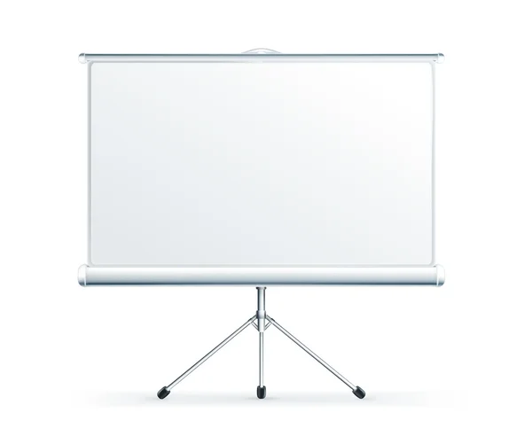 Blank Projection screen, vector — Stock Vector