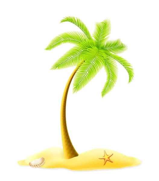 Palm tree, 10eps — Stock Vector