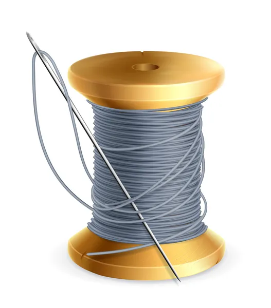 Spool of thread, vector — Stock Vector