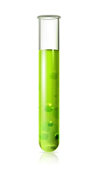 Test tube, vector — Stock Vector