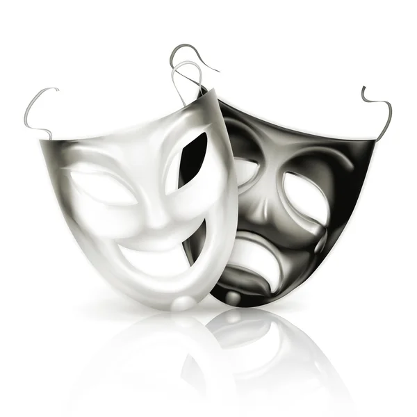 Masques de théâtre — Image vectorielle