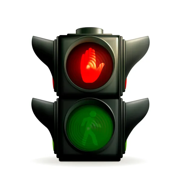 Red light — Stock Vector